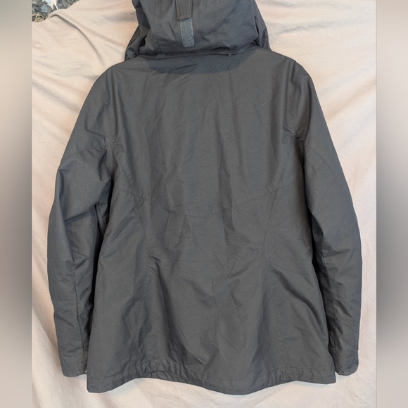 Columbia interchange size large black jacket with removable hood - Picture 2 of 14